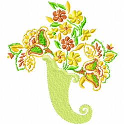 Flowers And Tree Embroidery Design 12 Flowers And Tree Embroidery Design 12